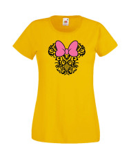 Дамска Тениска Mickey Mouse  Minnie Head 4