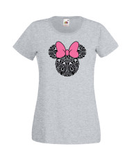 Дамска Тениска Mickey Mouse  Minnie Head 5