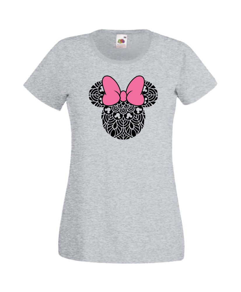 Дамска Тениска Mickey Mouse  Minnie Head 5