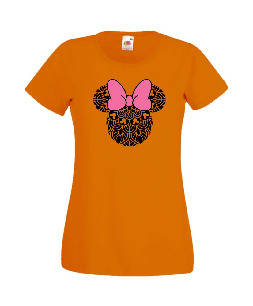 Дамска Тениска Mickey Mouse  Minnie Head 5