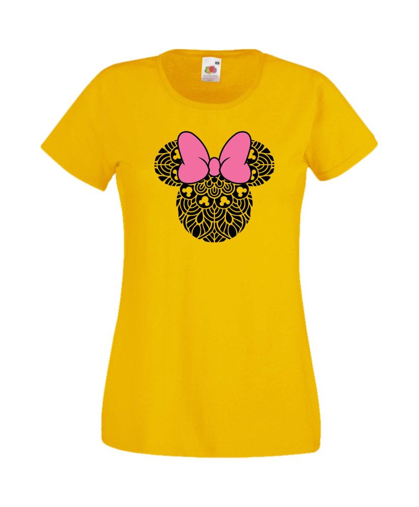 Дамска Тениска Mickey Mouse  Minnie Head 5