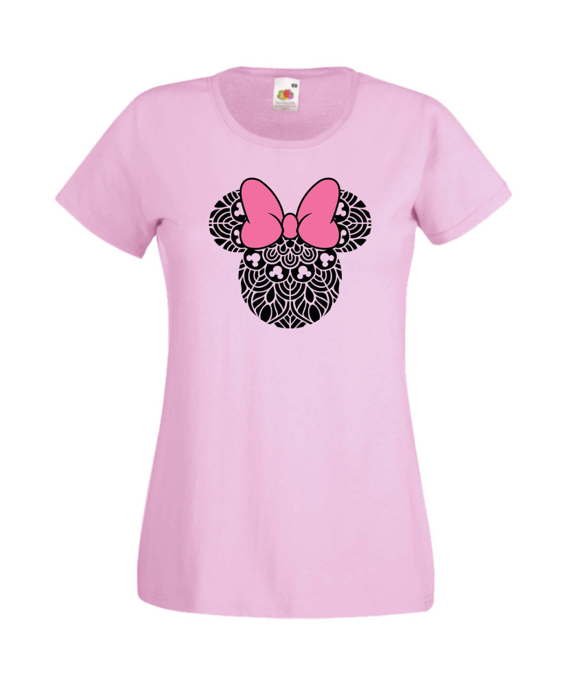 Дамска Тениска Mickey Mouse  Minnie Head 5