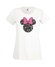 Дамска Тениска Mickey Mouse  Minnie Head 6