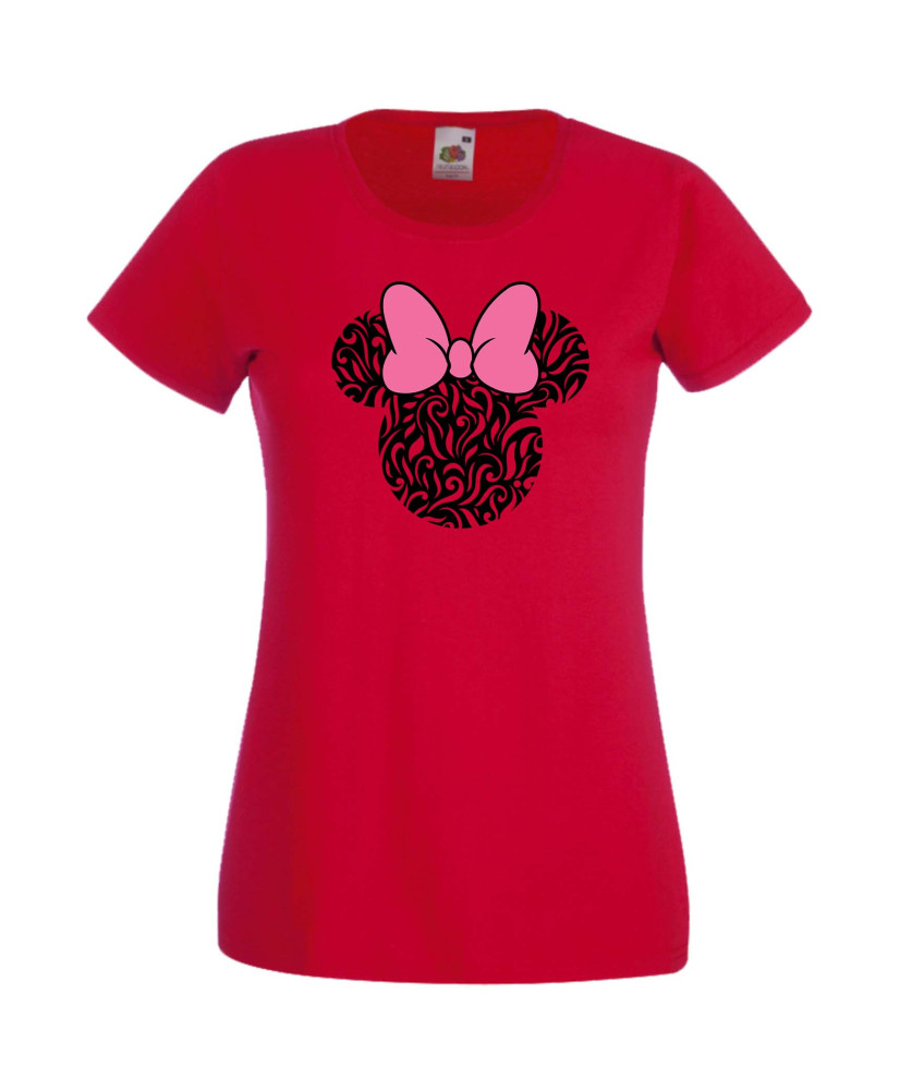 Дамска Тениска Mickey Mouse  Minnie Head 6