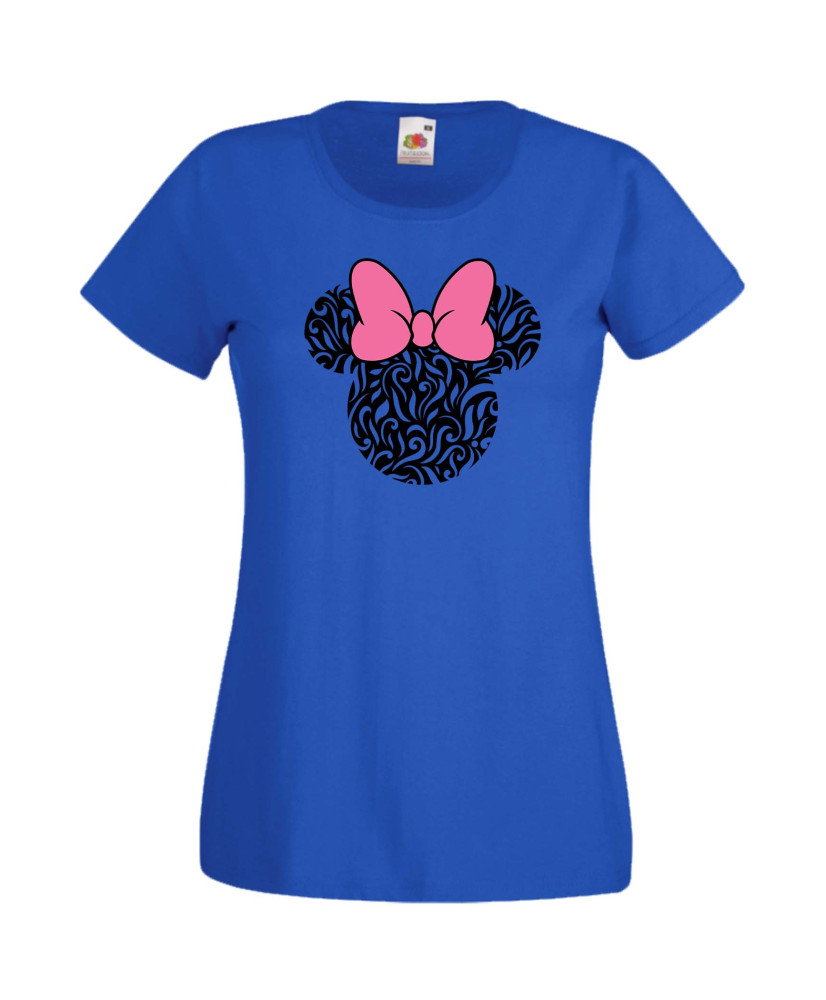 Дамска Тениска Mickey Mouse  Minnie Head 6