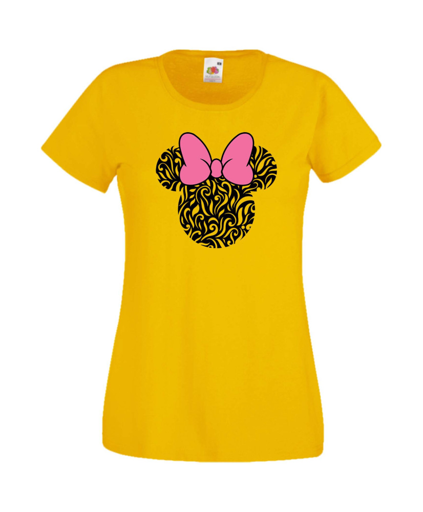 Дамска Тениска Mickey Mouse  Minnie Head 6
