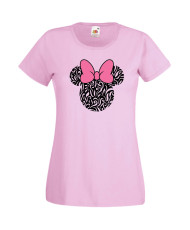 Дамска Тениска Mickey Mouse  Minnie Head 6