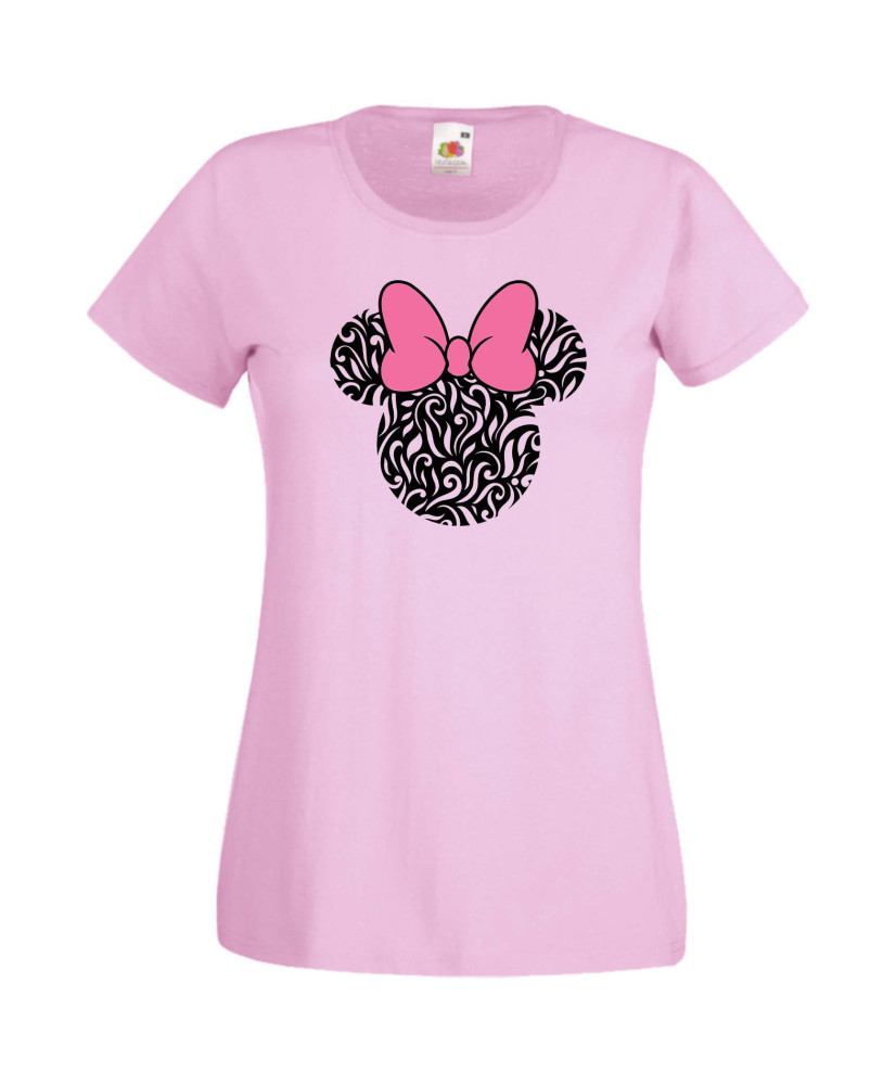 Дамска Тениска Mickey Mouse  Minnie Head 6