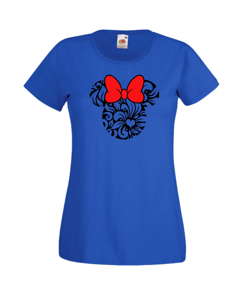 Дамска Тениска Mickey Mouse  Minnie Head 7