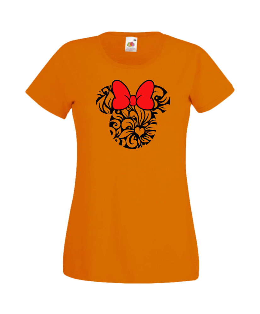 Дамска Тениска Mickey Mouse  Minnie Head 7