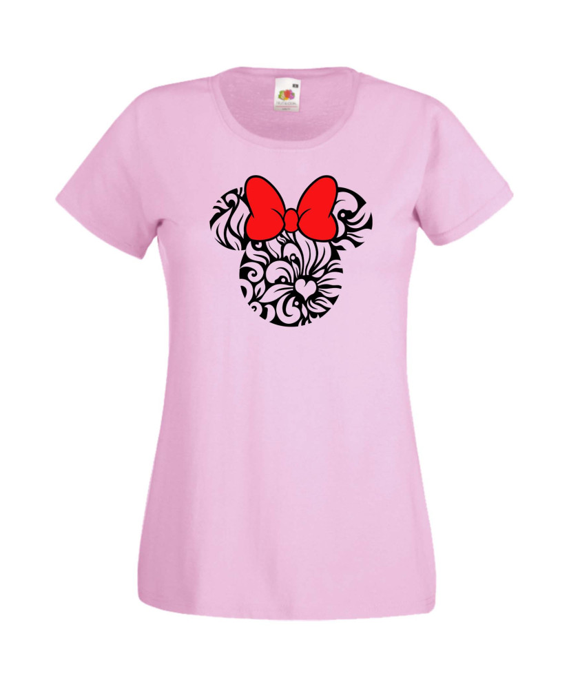 Дамска Тениска Mickey Mouse  Minnie Head 7