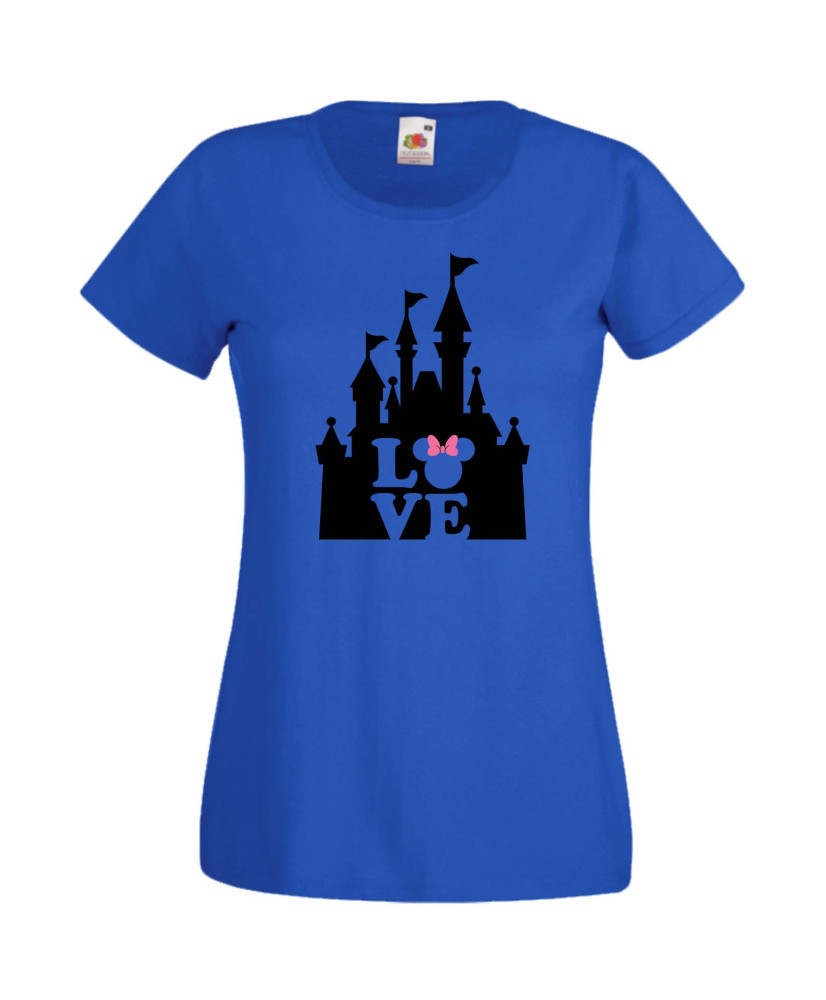 Дамска Тениска Mickey Mouse  Minnie Love Disney Castle