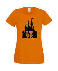 Дамска Тениска Mickey Mouse  Minnie Love Disney Castle