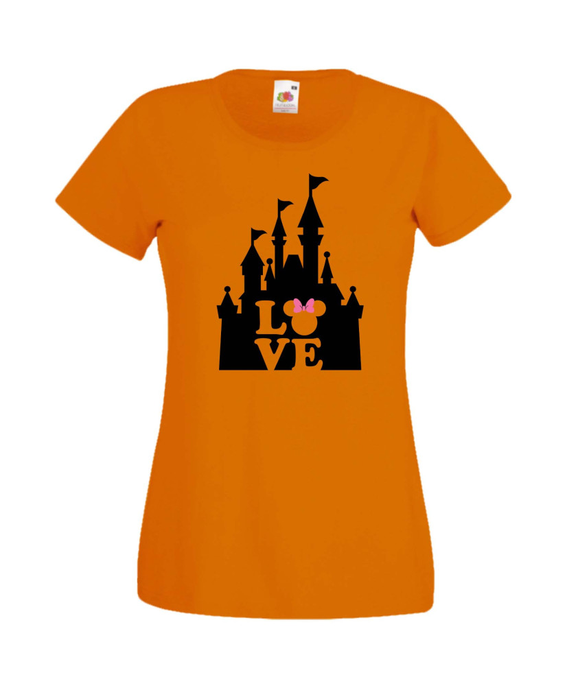 Дамска Тениска Mickey Mouse  Minnie Love Disney Castle