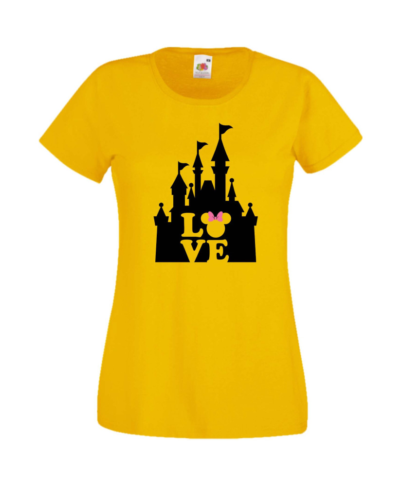 Дамска Тениска Mickey Mouse  Minnie Love Disney Castle