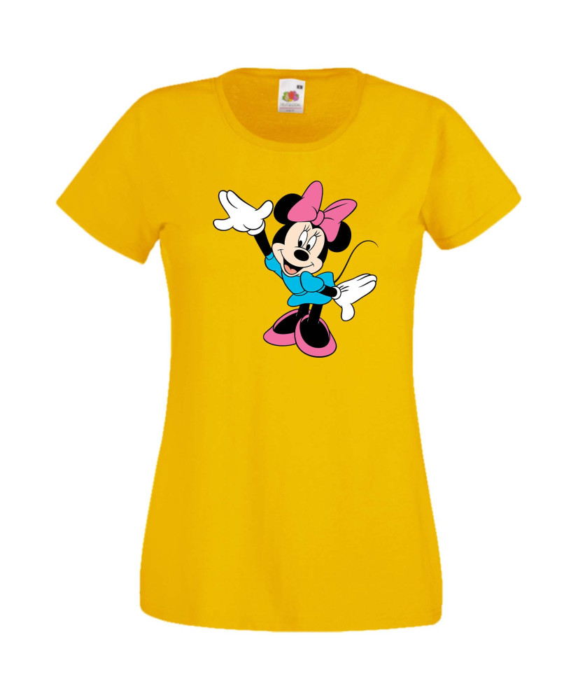 Дамска Тениска Mickey Mouse  Minnie Mouse 3