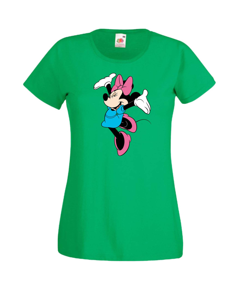 Дамска Тениска Mickey Mouse  Minnie Mouse 6