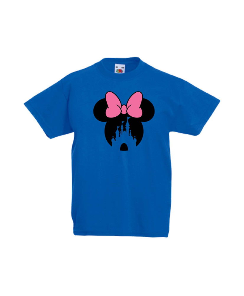 Детска Тениска Mickey Mouse Minnie Head 2 Детска Тениска Mickey Mouse Minnie Head 2