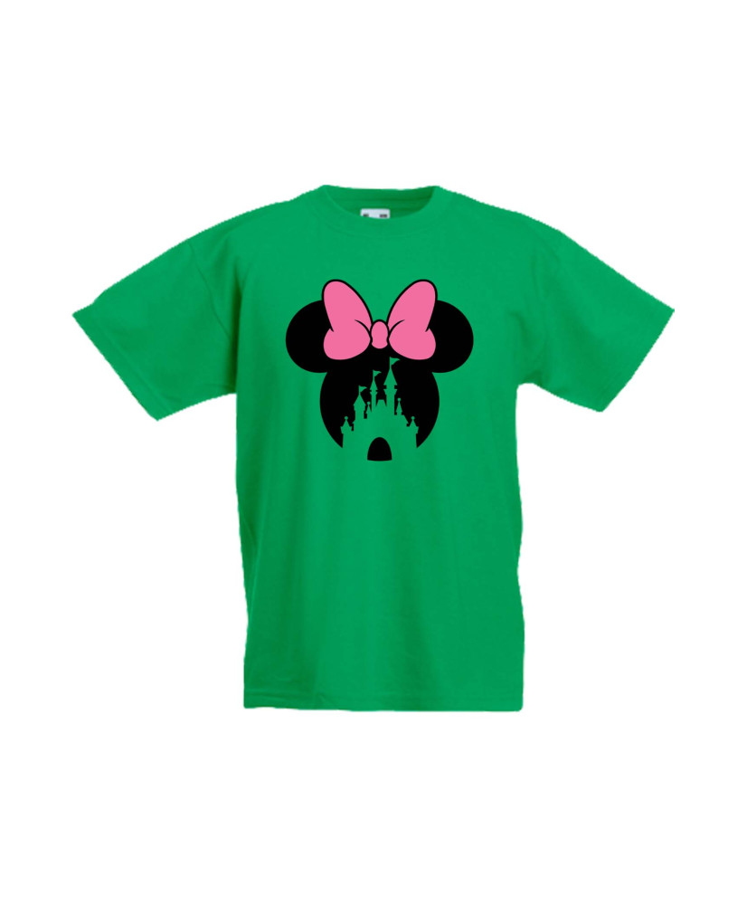 Детска Тениска Mickey Mouse Minnie Head 2 Детска Тениска Mickey Mouse Minnie Head 2