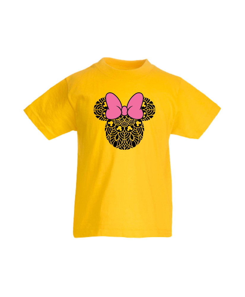 Детска Тениска Mickey Mouse Minnie Head 5 Детска Тениска Mickey Mouse Minnie Head 5