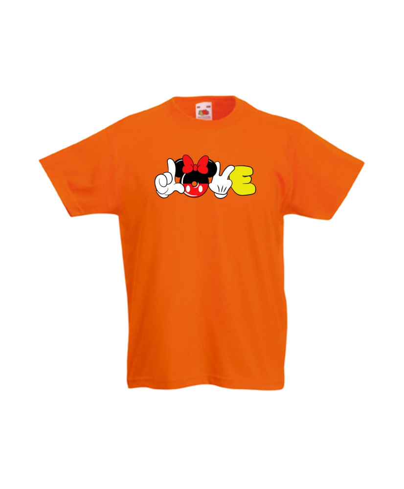 Детска Тениска Mickey Mouse Minnie Love Детска Тениска Mickey Mouse Minnie Love