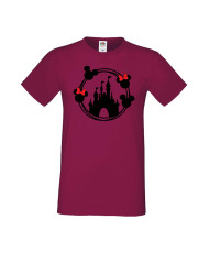 Мъжка Тениска Mickey Mouse Disney Castle 1