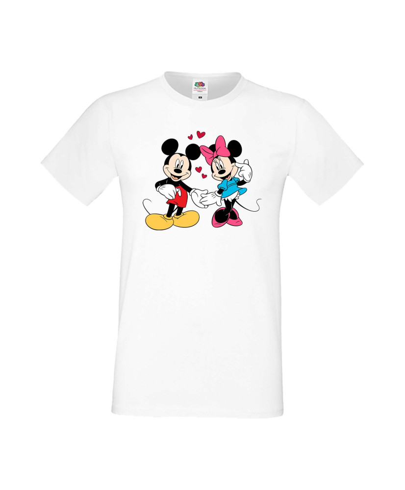 Мъжка Тениска Mickey Mouse Mickey & Minnie 7 Мъжка Тениска Mickey Mouse Mickey & Minnie 7