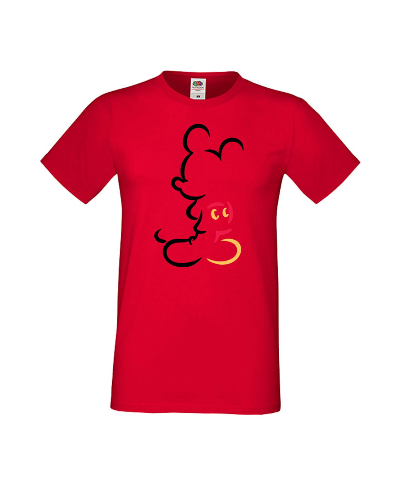 Мъжка Тениска Mickey Mouse Mickey Contour Мъжка Тениска Mickey Mouse Mickey Contour