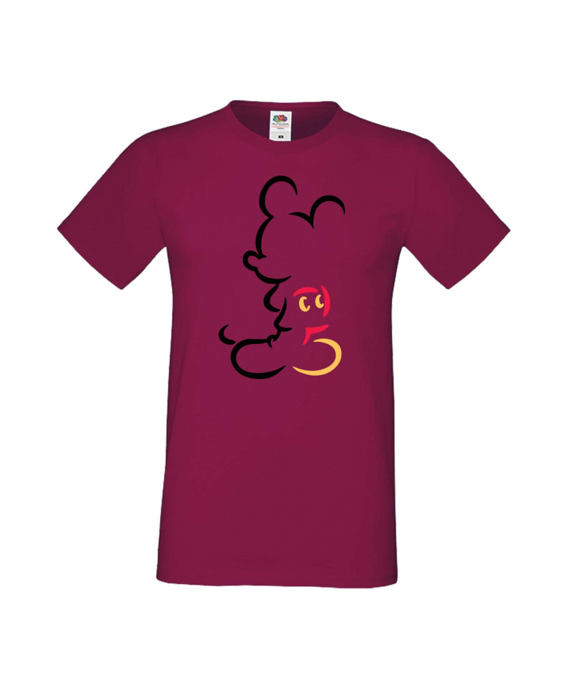 Мъжка Тениска Mickey Mouse Mickey Contour Мъжка Тениска Mickey Mouse Mickey Contour