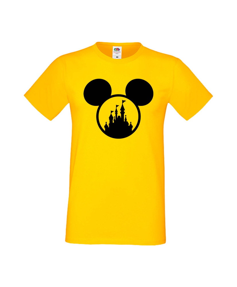 Мъжка Тениска Mickey Mouse Mickey Head 3 Мъжка Тениска Mickey Mouse Mickey Head 3