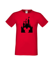 Мъжка Тениска Mickey Mouse Mickey Head Disney Castle
