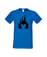 Мъжка Тениска Mickey Mouse Mickey Head Disney Castle