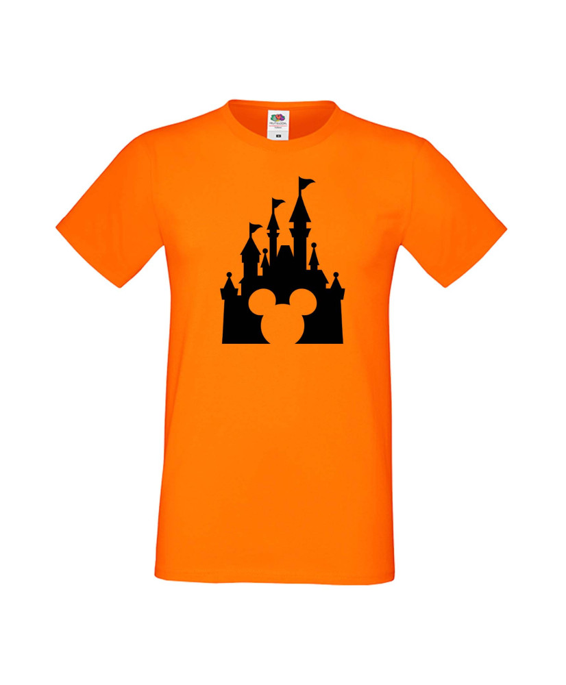 Мъжка Тениска Mickey Mouse Mickey Head Disney Castle