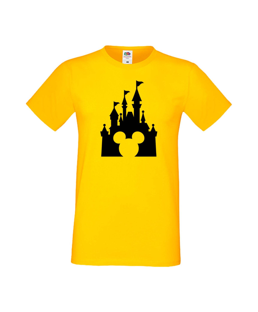 Мъжка Тениска Mickey Mouse Mickey Head Disney Castle