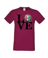 Мъжка тениска Alfa Romeo LOVE