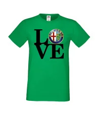 Мъжка тениска Alfa Romeo LOVE
