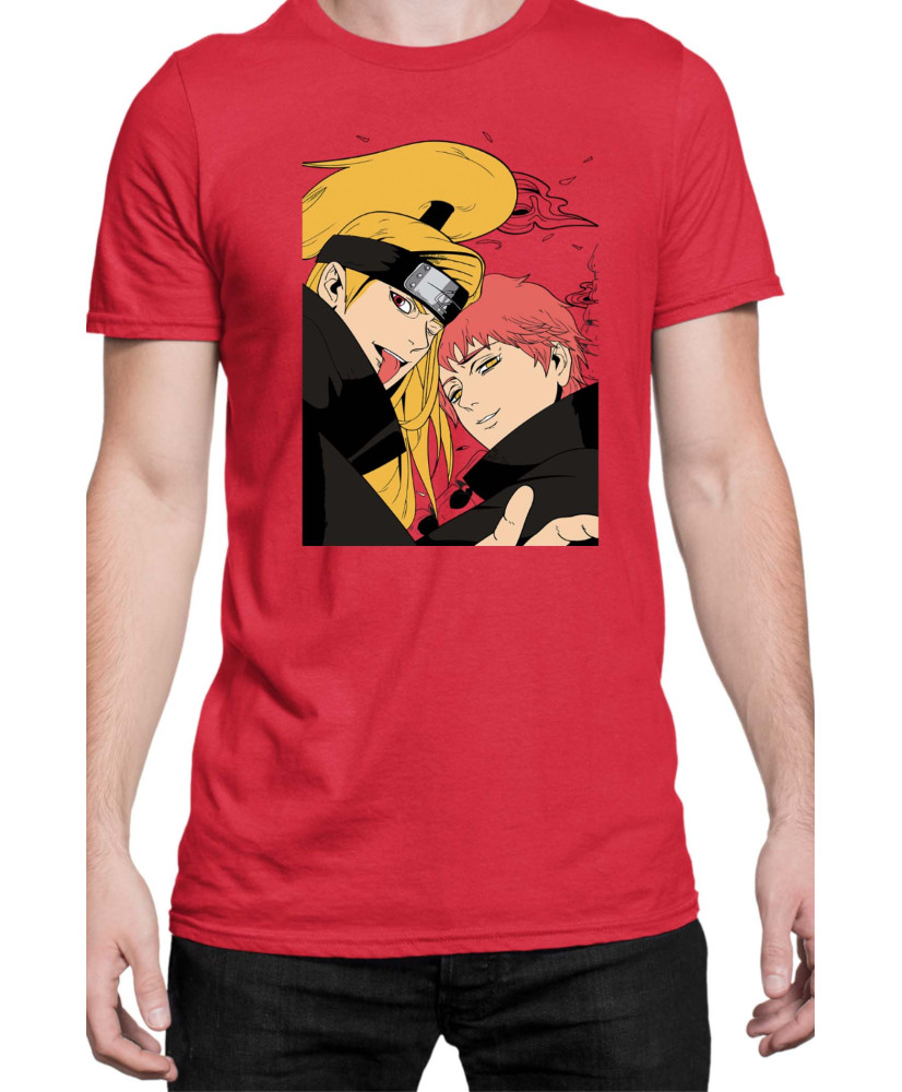 Мъжка Тениска Naruto Dedara & Sasori Мъжка Тениска Naruto Dedara & Sasori