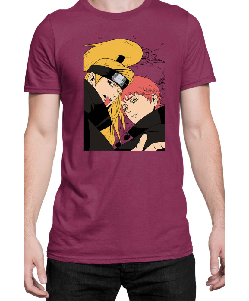 Мъжка Тениска Naruto Dedara & Sasori