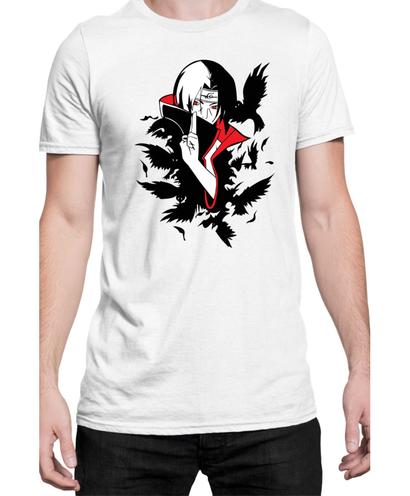 Мъжка Тениска Naruto Itachi Crows Мъжка Тениска Naruto Itachi Crows