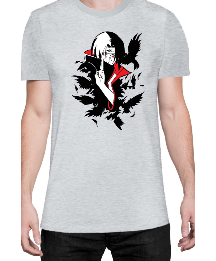 Мъжка Тениска Naruto Itachi Crows Мъжка Тениска Naruto Itachi Crows