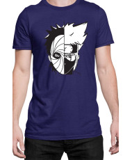 Мъжка Тениска Naruto Kakashi Vs Obito