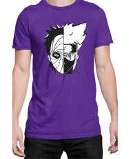 Мъжка Тениска Naruto Kakashi Vs Obito