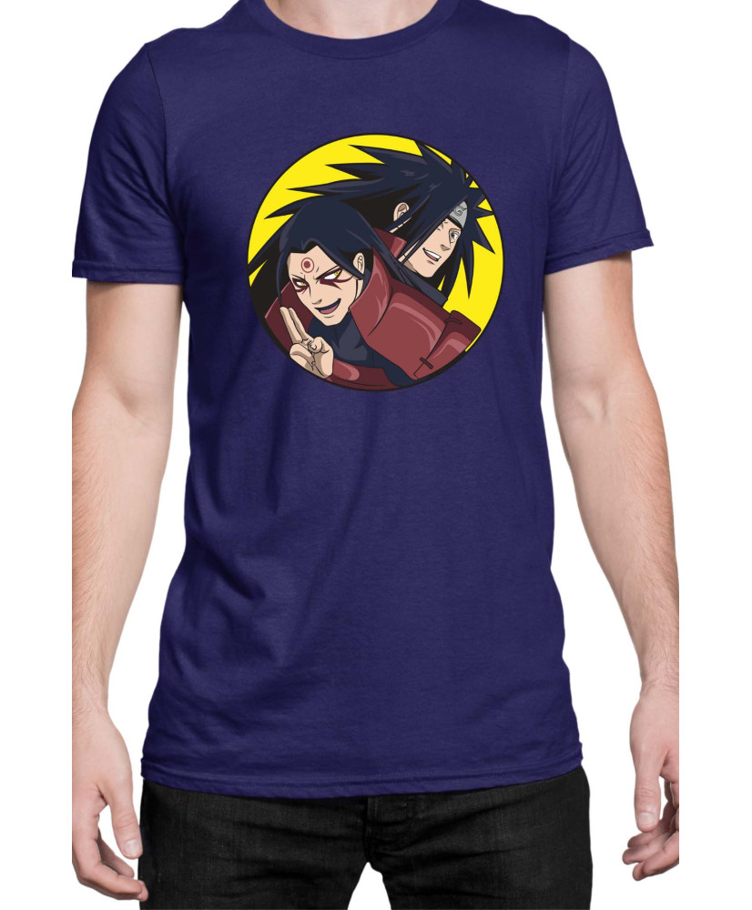Мъжка Тениска Naruto Madara Vs Hashirama Мъжка Тениска Naruto Madara Vs Hashirama