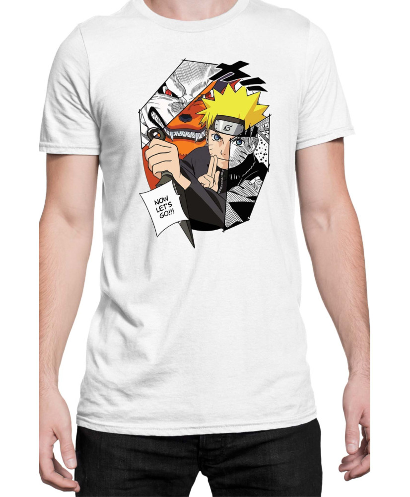 Мъжка Тениска Naruto Naruto & Kurama Мъжка Тениска Naruto Naruto & Kurama
