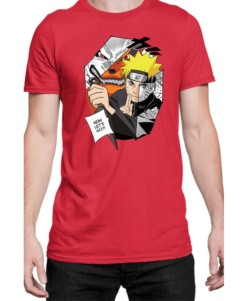 Мъжка Тениска Naruto Naruto & Kurama Мъжка Тениска Naruto Naruto & Kurama