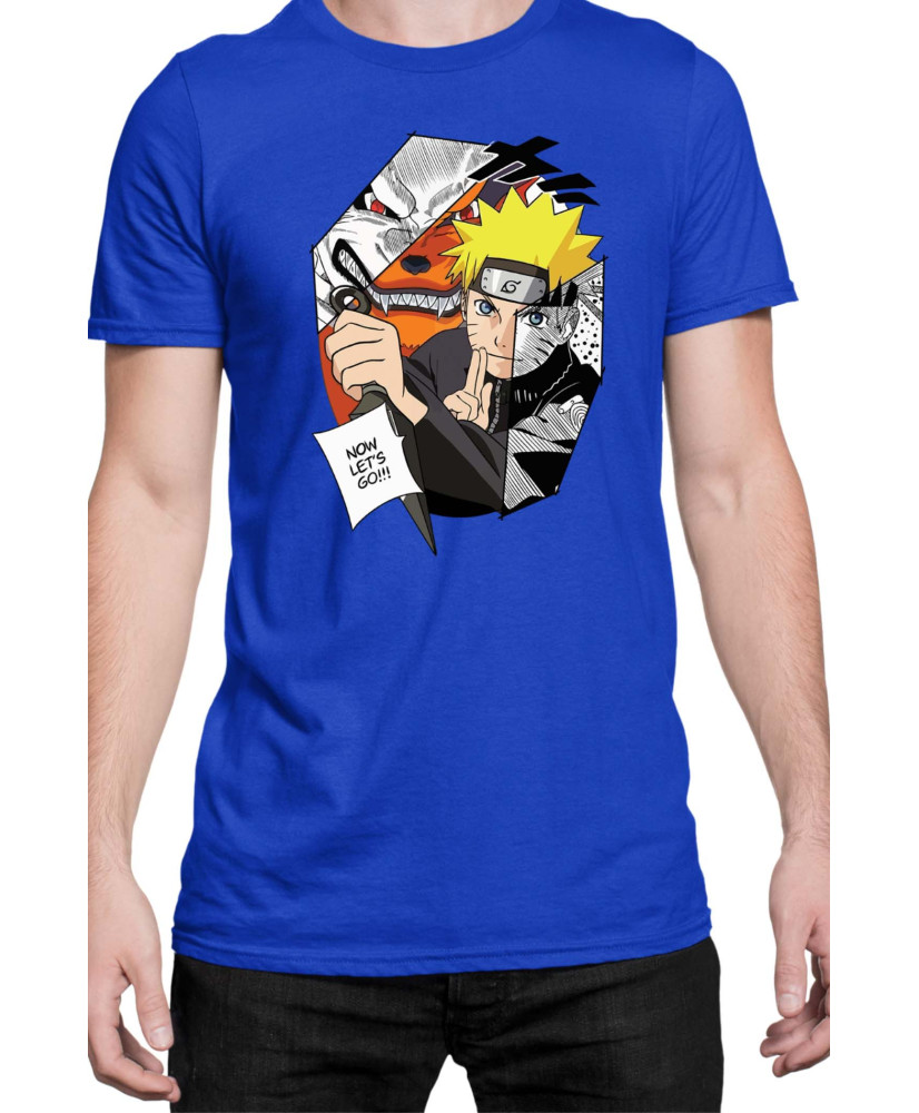 Мъжка Тениска Naruto Naruto & Kurama Мъжка Тениска Naruto Naruto & Kurama