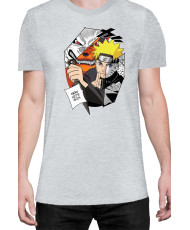 Мъжка Тениска Naruto Naruto & Kurama