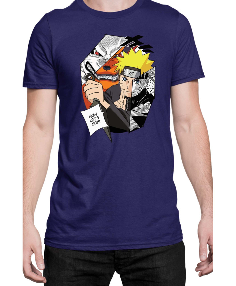 Мъжка Тениска Naruto Naruto & Kurama Мъжка Тениска Naruto Naruto & Kurama