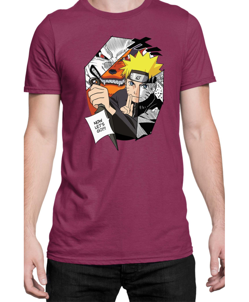 Мъжка Тениска Naruto Naruto & Kurama Мъжка Тениска Naruto Naruto & Kurama
