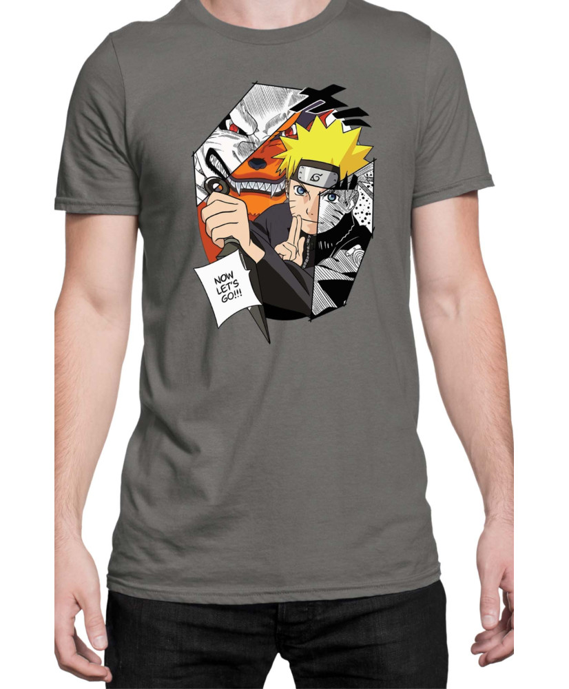 Мъжка Тениска Naruto Naruto & Kurama Мъжка Тениска Naruto Naruto & Kurama